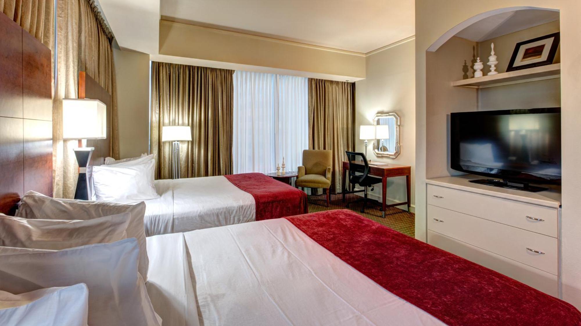 Queen Room with Two Queen Beds and City View